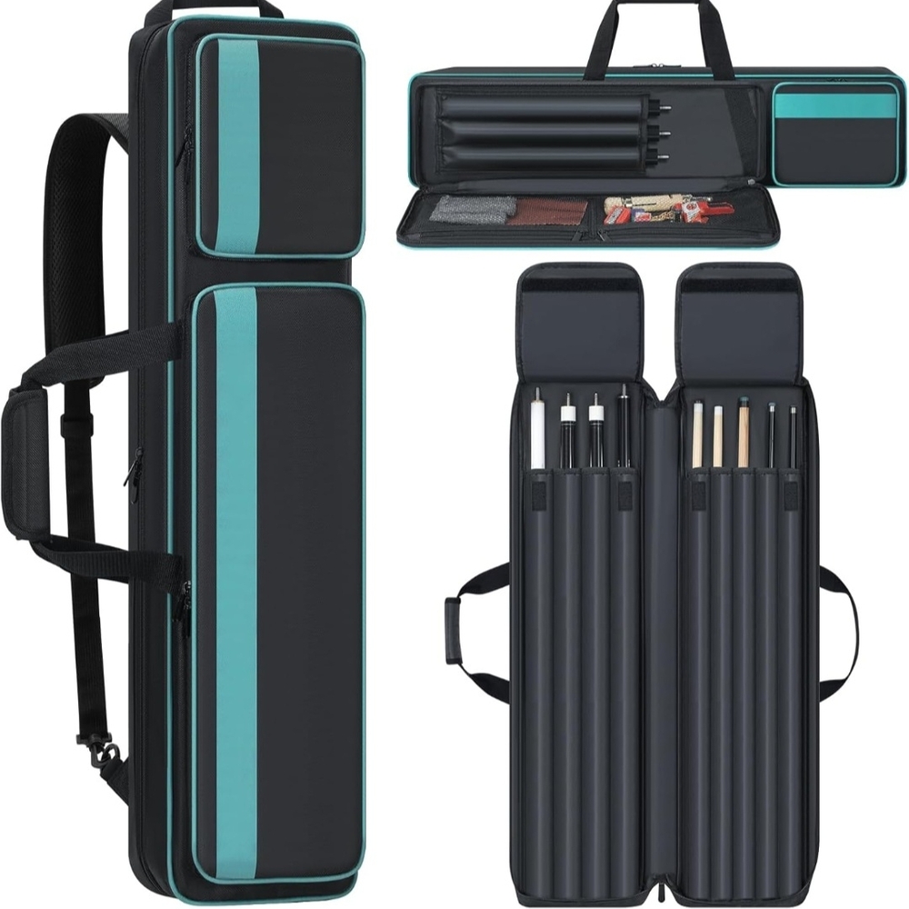 Black and Teal Cue Case